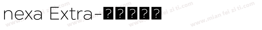 nexa Extra字体转换